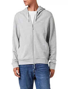 Armani Exchange Męska bluza z kapturem Everyday French Terry, szary, XL - Bluzy męskie - miniaturka - grafika 1