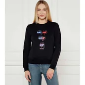 Bluzy damskie - Karl Lagerfeld Bluza IKON | Regular Fit - miniaturka - grafika 1