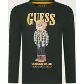 Koszulki dla chłopców - Guess Longsleeve | Regular Fit - miniaturka - grafika 1