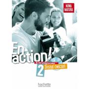 Podręczniki dla liceum - Hachette Livre Język francuski En action! 2 LO ćwiczenia - CELINE HIMBER, Fabienne Gallon - miniaturka - grafika 1
