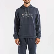 Bluzy męskie - Kappa Bluza męska Giovani niebieski niebieski S 3115QLW_G01_S - miniaturka - grafika 1