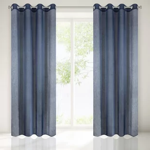 Eurofirany Firana Rebecca granatowa 140 cm x 250 cm - Firany - miniaturka - grafika 1