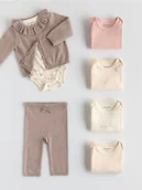 Komplety dla niemowląt - Reserved - Bawełniane body 5 pack - złamana biel - miniaturka - grafika 1