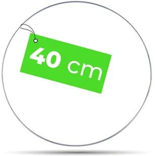 Koło metalowe do łapacza snów obręcz SREBRNA 40 cm 1 szt. - Wyposażenie pokoiku dziecięcego - miniaturka - grafika 1