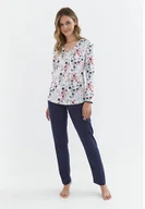 Piżamy damskie - Cana Piżama 407 XL Granatowy - miniaturka - grafika 1