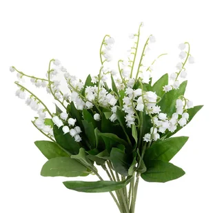 Pik konwalii 36cm O386-020 sztuczne konwalie do wazonu bukietu - Sztuczne kwiaty - miniaturka - grafika 1