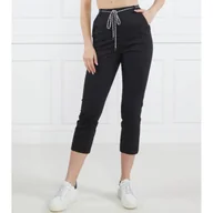 Spodnie damskie - Patrizia Pepe Spodnie | Cropped Fit - miniaturka - grafika 1