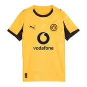 Koszulki męskie - Koszulka męska Puma 78008701 BVB HOME JERSEY Żółta - miniaturka - grafika 1
