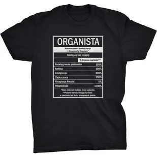 Etykieta GDA Organista Koszulka Dla Organisty - Koszulki męskie - miniaturka - grafika 1