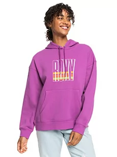 ROXY Sweter damski fioletowy XL - Swetry damskie - miniaturka - grafika 1