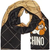 Apaszki i szaliki damskie - Moschino Szal | z dodatkiem wełny - miniaturka - grafika 1