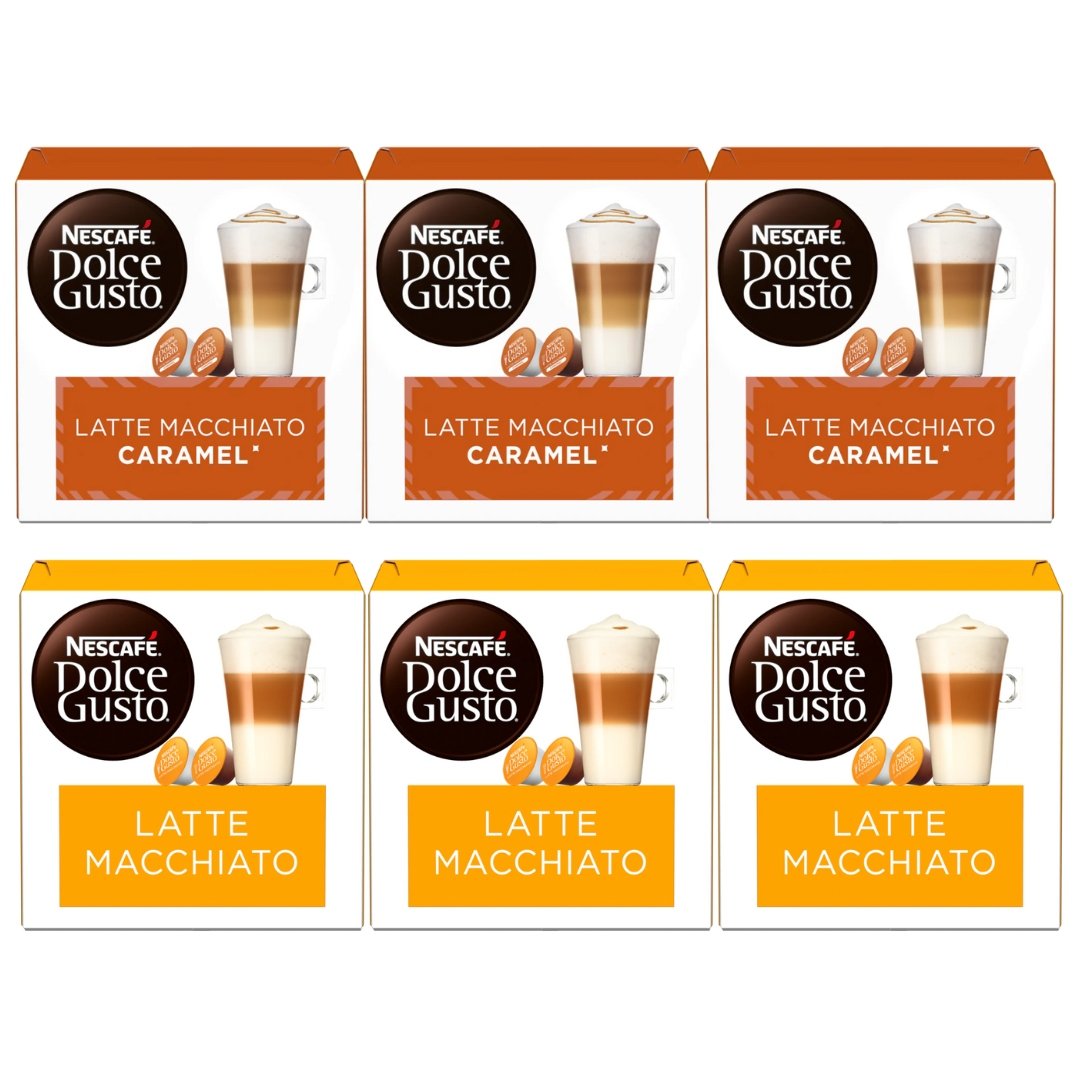 Dolce Gusto Latte Macchiato 96 kapsułki kawa 3+3