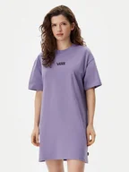 Sukienki - Vans Sukienka codzienna Center Vee VN0A4RU2 Fioletowy Oversize - miniaturka - grafika 1