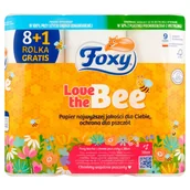 Papier toaletowy - Foxy Love the Bee Papier toaletowy 9 rolek - miniaturka - grafika 1