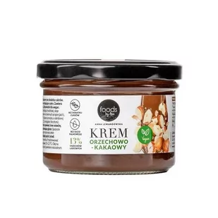 FOODS BY ANN Krem orzechowo-kakaowy 13% Bez cukru 220g - Słodkie kremy i masła - miniaturka - grafika 1
