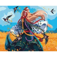 Malowanie po numerach - Ideyka Malowanie po numerach - Ukraińska kobiet 40x50cm - miniaturka - grafika 1