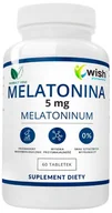 Witaminy i minerały - Suplement diety, Wish, Melatonina 5mg, 60 tab. - miniaturka - grafika 1
