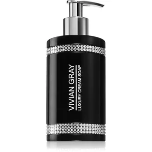 Vivian Gray Black Crystals Mydło Z Dozownikiem 250 ml - Mydła - miniaturka - grafika 1