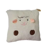 Maskotki i pluszaki - Poduszka Owieczka Kwadratowa Gładka - miniaturka - grafika 1