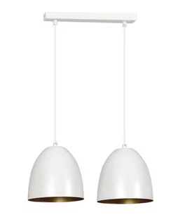 Emibig Lenox lampa wisząca 2-punktowa biała/złota 411/2 411/2 - Lampy sufitowe - miniaturka - grafika 1