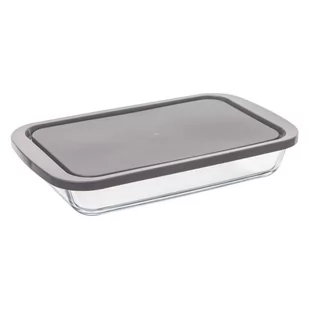 Secret de Gourmet Higieniczny szklany pojemnik do przechowywania żywności o wymiarach 29 x 18 cm ze szczelną pokrywką RECT GLASS MOULD B07GGJ9ZJJ - Pudła i pojemniki do przechowywania - miniaturka - grafika 1