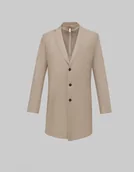 Płaszcze męskie - Płaszcz męski albareto beżowy - miniaturka - grafika 1