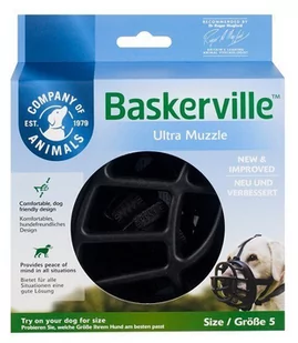 Baskerville Kaganiec Ultra-5 czarny - Kagańce dla psów - miniaturka - grafika 1