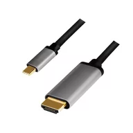 Kable komputerowe i do monitorów - LOGILINK CUA0101 1.8m /s1x USB typu C 1x HDMI - miniaturka - grafika 1