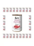 Mokra karma dla psów - Brit Mono protein lamb 400 g - miniaturka - grafika 1