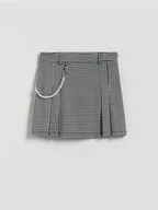 Sukienki i spódniczki dla dziewczynek - Reserved - Plisowana spódnica z łańcuszkiem - wielobarwny - miniaturka - grafika 1