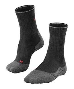 Falke Damskie skarpety tk2 wełniane jedwabne W So Turystyczne Szary (Antracyt Melange 3080) UK 7-8 (Manufacturer size: 41-42) 16356 - Skarpetki damskie - miniaturka - grafika 1