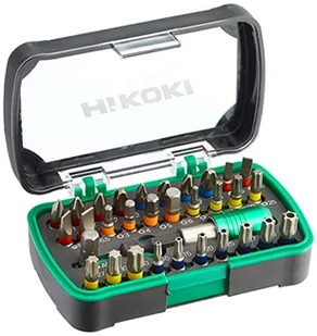 HITACHI Komplet 30 bitów 25 mm z adapterem i uchwytem magnetycznym 750363 - Klucze i nasadki - miniaturka - grafika 1