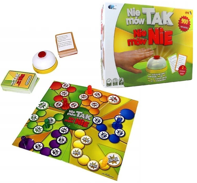 NIE MÓW TAK, NIE MÓW NIE GRA FAMILIJNA PLANSZOWA PLANSZÓWKA TOWARZYSKA