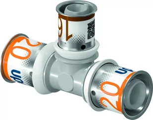 Uponor S-Press PLUS trójnik redukcyjny PPSU 20-16-20 - Łączniki, trójniki, kształtki - miniaturka - grafika 1