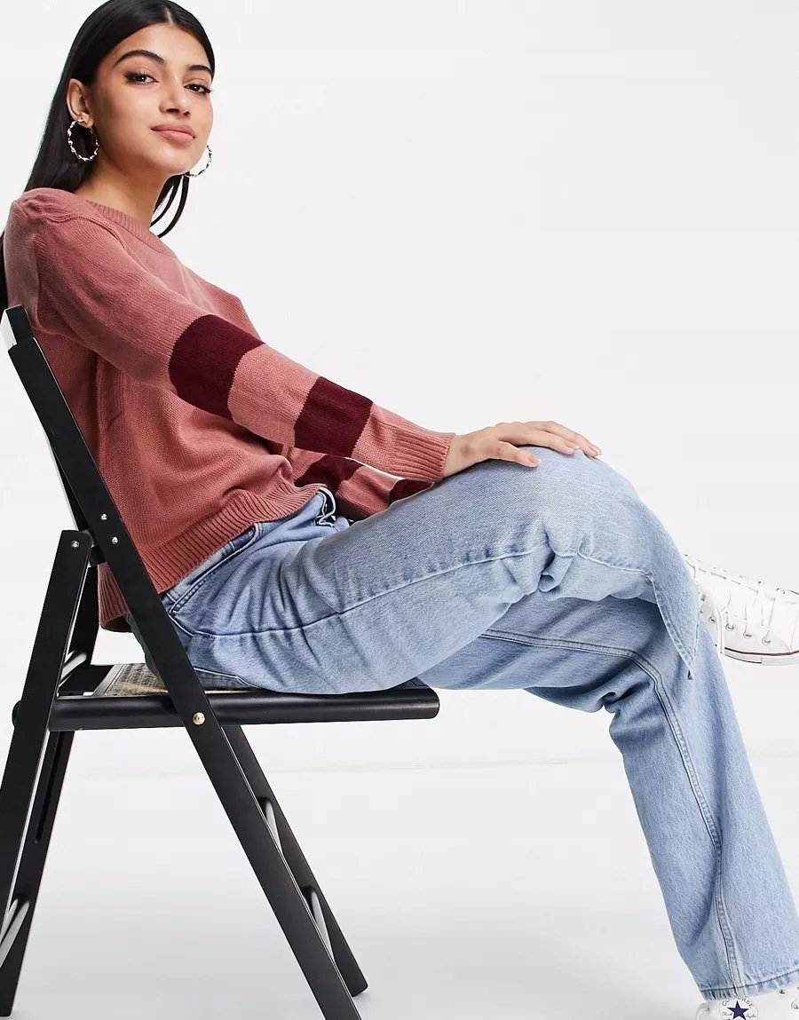 Brave Soul Sweter Damski Różowy Klasyczny Xs 1Rna