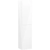 Szafki łazienkowe - Mexen Orio słupek łazienkowy 35 cm, 2 drzwi , biały połysk - 91A11-03016-2-BF00 - miniaturka - grafika 1