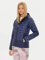 Kurtki damskie - Aulp Kurtka zimowa Marla Granatowy Regular Fit - miniaturka - grafika 1