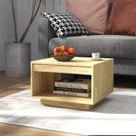 Ławy i stoliki kawowe - vidaXL Stolik kawowy 50x50x33,5 cm drewno sosnowe 808503 - miniaturka - grafika 1
