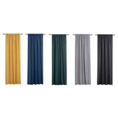 Zasłony - Zasłona z tunelem Derby 140 x 260 cm mix kolorów - miniaturka - grafika 1
