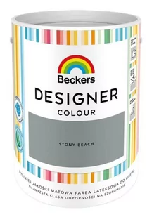 Beckers Emulsja Designer Colour stony beach 5l 28595 - Farby wewnętrzne - miniaturka - grafika 1