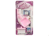 Zabawki AGD - Zestaw do sprzątania 356771  szczotka z plastikowym kijkiem, szufelka, mała zmiotka Adar - miniaturka - grafika 1