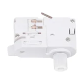 Lampy sufitowe - Adapter do białego szynoprzewodu ZM 8080 z serii SZ.TRÓJOBWODOWA - miniaturka - grafika 1