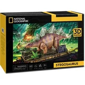 Puzzle - Puzzle 3D Stegozaur National Geographic - Cubic Fun - miniaturka - grafika 1