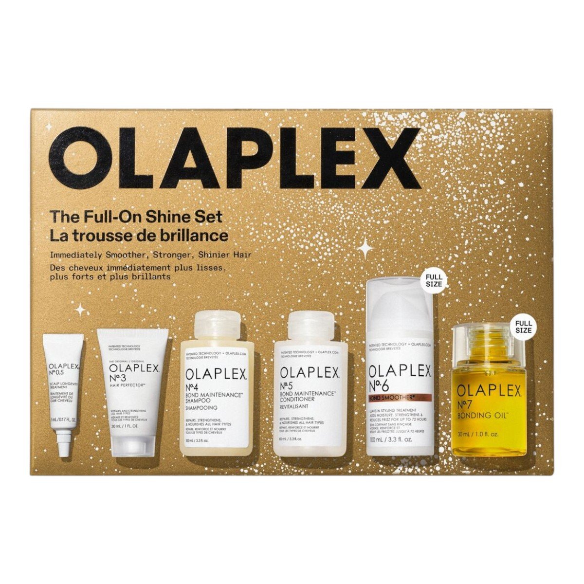 Olaplex The Full-On Shine Kompleksowy zestaw pielęgnacyjny do włosów i skóry głowy
