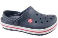 Moda i Uroda OUTLET - Crocs Crocband Clog K 204537-485, dla dzieci, klapki, Granatowy - miniaturka - grafika 1