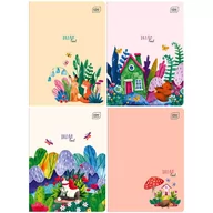 Zeszyty szkolne - 4X ZESZYT A5 DO NAUKI PISANIA DLA DZIEWCZYNKI, 16 KARTEK, W TRZY LINIE, INTERDRUK - miniaturka - grafika 1