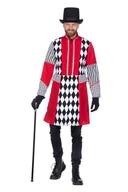 Kurtki męskie - WILBERS & WILBERS 330507 - Luksusowa kurtka męska z wzorem w kratkę, kurtka kostiumowa ze stójką, na karnawał, Halloween, parady - miniaturka - grafika 1