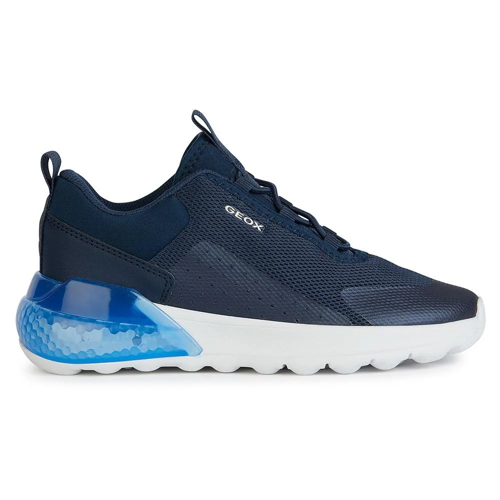 Geox J Activart Illuminus sneakersy chłopięce, grantowy, 37 eu