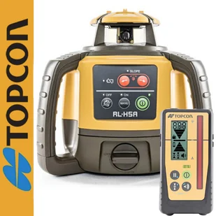 Niwelator laserowy RL-H5A Topcon + Detektor milimetrowy LS-100D Topcon - Sprzęt geodezyjny - miniaturka - grafika 1