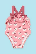 Stroje kąpielowe dla dziewczynek - Mayoral jednoczęściowy strój kąpielowy niemowlęcy kolor różowy - miniaturka - grafika 1